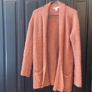 pink cardigan good condition